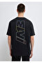 Logo Back Printed Black T-Shirt Loose Fit / Loose Relaxed Cut 0612350 -900 - 5