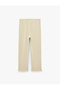 Cotton Pocketed Three-Thread Comfortable Fit Wide Leg Sports Sweatpants - 5