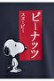 Peanuts Printed Anthracite T-Shirt Loose Fit / Relaxed Comfortable Cut 0612660-70726 - 7