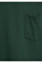 Crew Neck Green Basic T-Shirt Loose Fit / Loose Relaxed Fit066248-81570 - 7