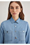 Gold Classic Light Jean Shirt Fitted / Bodycon Cut 1210818-89159 - 5