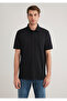 Black Black Polo T-Shirt Regular Fit / Regular Cut 0612520-900 - 4