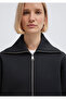 Sporty Lux Zippered Black Sweatshirt 1S10295-900 - 7