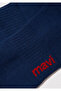 Logo Printed Navy Blue Socks 0911160 -34961 - 2