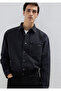 Aidan Black Anthracite Jean Shirt Regular Fit / Normal Cut 0210588-85622