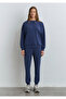 Lux Touch Tencel Tm Navy Blue Modal Sweatshirt 168837 -70491 - 2