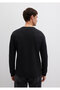 Black Slim Fit Long Sleeve T-Shirt -0610106-900 - 5