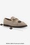 Women's Loafer Moccasin Buckle Stoned Classic Casual Shoes Savira Beige Suede - 8