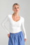 Women's ultra soft v-neck blouse - perfect for everyday wear and styling - 2
