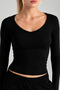 Women's ultra soft v-neck blouse - perfect for everyday wear and styling - 3
