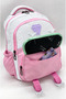 Lila-Pudra Lightweight Water-Resistant Unisex Luxury Nursery Kindergarten & Nursery School Bag Si - 4