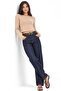 Mixray Long Sleeve Basic Crop Knitwear Blouse - 2