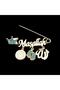Coating Mashallah Written Baby Lapel Pin Bki015 - 3