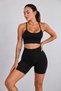 Joy Model Women's Cross Back Seamless Sports Bra Gathering Sports Bustier Fitness Pilates Yoga Bra - 5