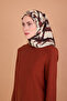 Burgundy 90X90 Silk Crepe Satin Scarf