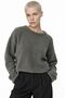 Mixray Plush Textured Crop Knit Sweater
