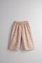 Poplin Fabric Girls' Loose-Fit Trousers 100% Cotton