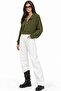 Mixray Textured Long Sleeve Zipper Collar Sweater - 2