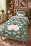 Double Sided Patterned Quilted Quilt - Single Sleeping Set-Without Baddle - 3