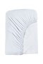 2-Piece Organic Cotton Combed White Fitted Sheet - 60X120 cm |   100% Organic Baby Bed Sheet - 4