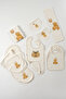 Fluffy Bear 8 Piece Baby Nutrition Set Suitable for Up to 2 Years Old Muslin Nutrition Set - 2