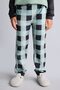 Printed Long Sleeve Top Plaid Pattern Plaid Velvet Bottom 2-Piece Pajama Set Boy I2477A826Cw - 5
