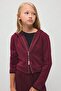 Hooded Zippered Modal Sweathirt Cardigan Girls G9750A826Sp