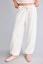Loose Fit Belted Elastic Cuffed Thick Fabric Sweatpants I6399Ax26Au - 3