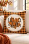 Autumn Themed 43X43 Velvet Cushion Cover