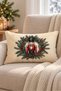 New Year Patterned Double-Sided Printed Velvet Throw Pillow Cover - 35X55 cm |   Soft Touch, Stylish Design - 5