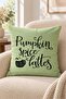 Autumn Themed 43X43 Velvet Cushion Cover - 2