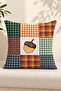 Autumn Themed 43X43 Velvet Cushion Cover - 5