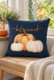 Autumn Patterned Throw Pillow Cover - 3