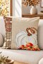 Autumn Themed 43X43 Velvet Cushion Cover