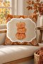 Autumn Themed 43X43 Velvet Cushion Cover - 3