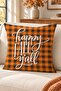Autumn Themed 43X43 Velvet Cushion Cover