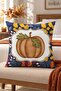 Autumn Themed 43X43 Velvet Cushion Cover - 4