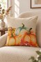 Autumn Themed 43X43 Velvet Cushion Cover - 2