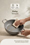 Urla 4 Piece Granite Pan Set (with Silicone Spatula as a Gift) - 4