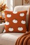 Autumn Patterned Throw Pillow Cover - 2