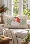 New Year Patterned Double-Sided Printed Velvet Throw Pillow Cover - 35X55 cm |   Soft Touch, Stylish Design - 3