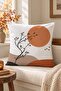 Autumn Themed 43X43 Velvet Cushion Cover - 3