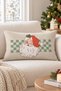 New Year Patterned Double-Sided Printed Velvet Throw Pillow Cover - 35X55 cm |   Soft Touch, Stylish Design