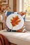 Autumn Themed 43X43 Velvet Cushion Cover - 3