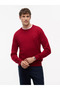 Cotton and Cashmere Blend Regular Fit Crew Neck Sweater Men's Sweater Mw0Mw28046 Xit