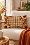 Autumn Patterned Velvet Throw Pillow Cover 35X55 cm - Decorative Pillowcase - 2