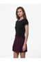 Crew Neck Short Sleeve Stoned Knit Sweater - 2