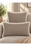 Rose Glitter Mink Tassel Throw Pillow Cover