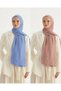 2 Pieces of Crepe Shawl