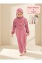 Islamic One-Piece Girls' Prayer Dress Dusty Rose